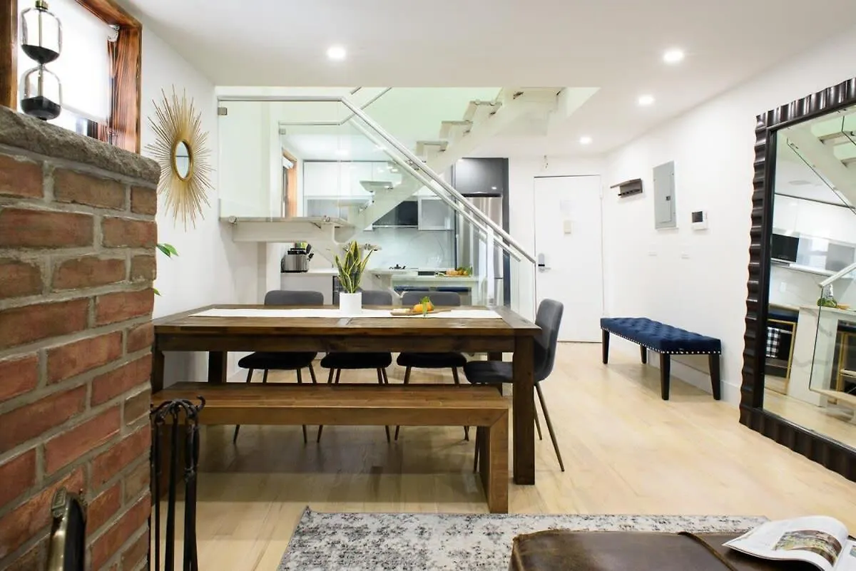 شقة 75-5D New Quality 3Br Duplex W&D Elevator نيو يورك