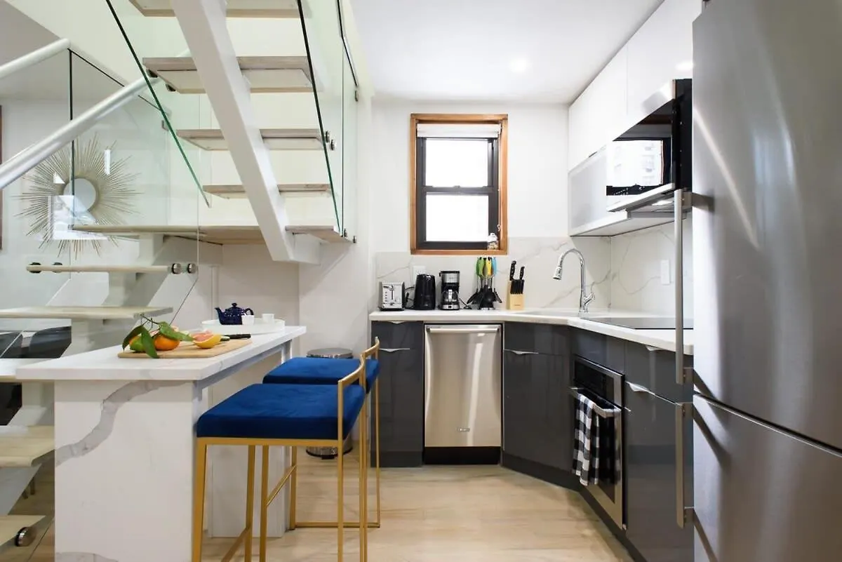 Apartament 75-5D New Quality 3Br Duplex W&D Elevator Nowy Jork